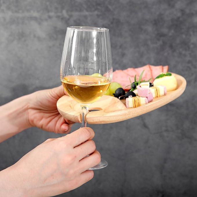 Cocktail Appetizer Plates with Glass Holder - myhomestore.com.pk