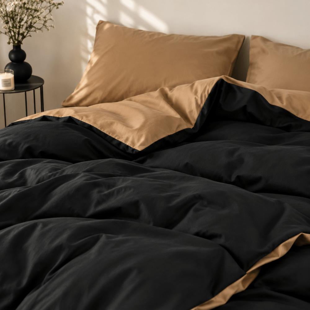 Cocoa Black Luxe Duvet Set - myhomestore.com.pk