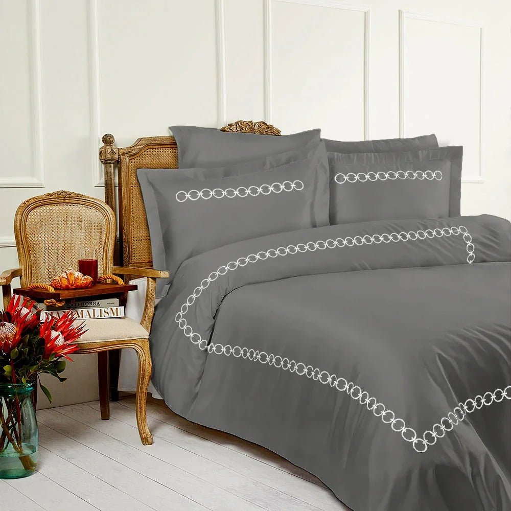 Colorfull Sumerians Embroidery Duvet Set - myhomestore.com.pk