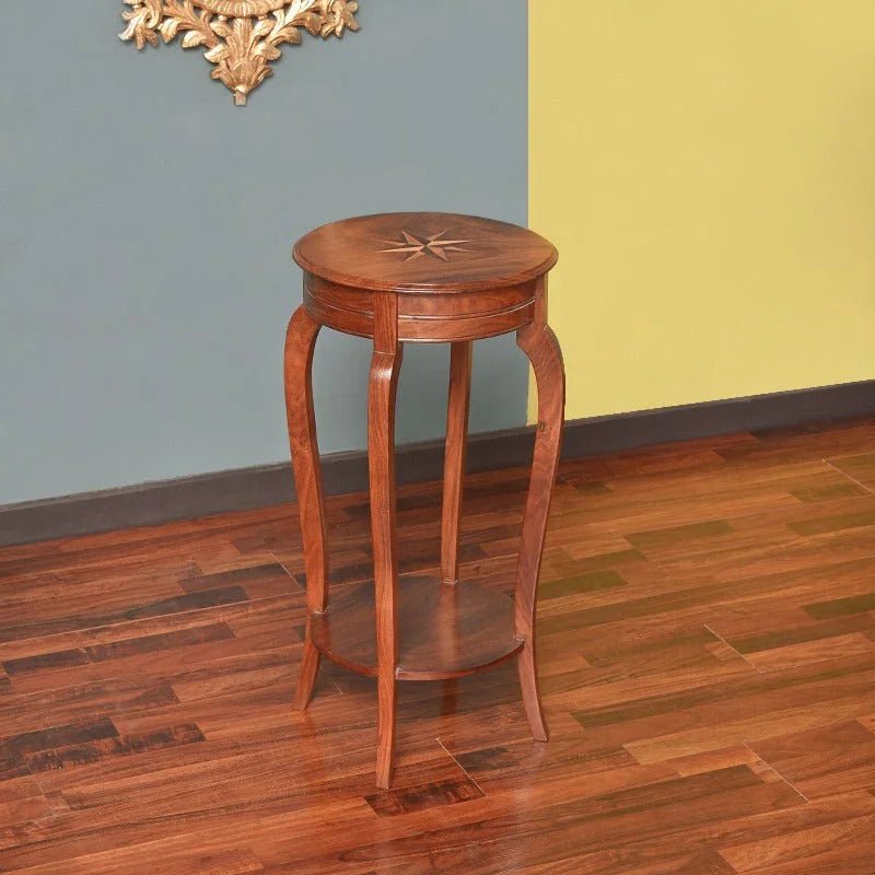 Compass Table (Shisham) - myhomestore.com.pk