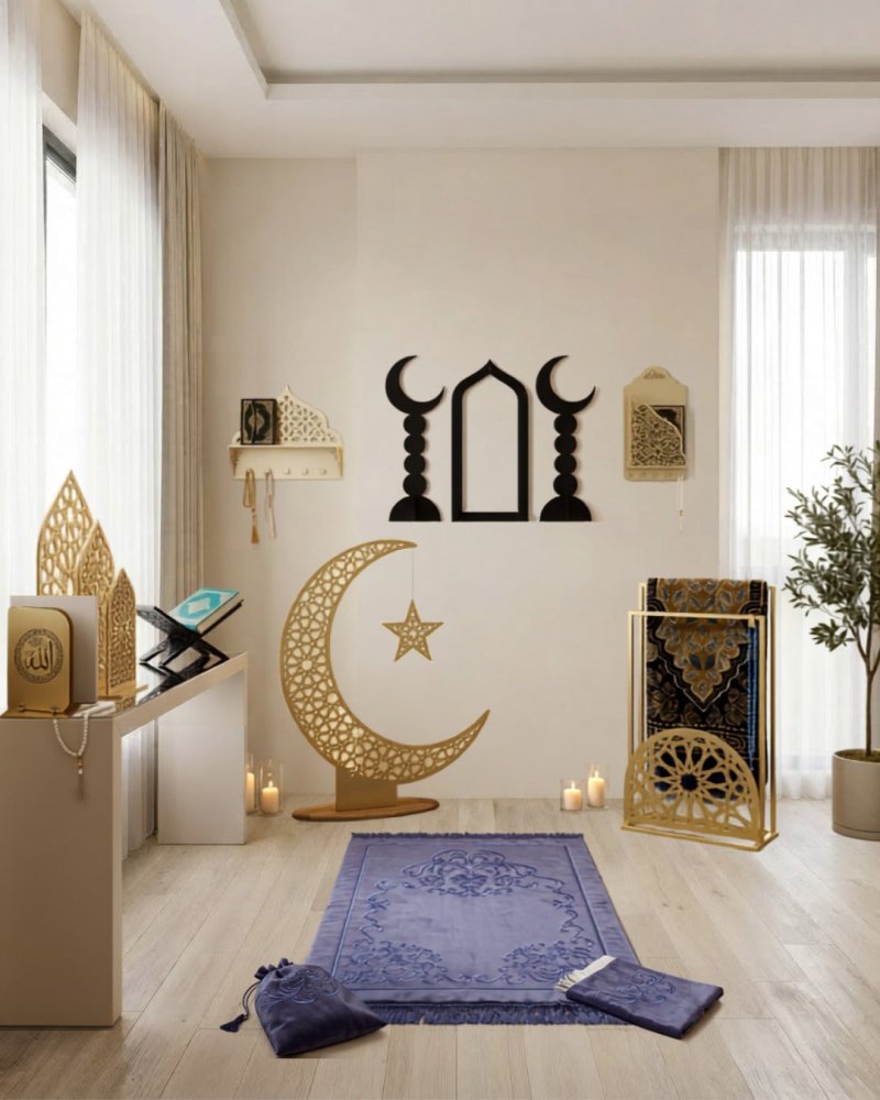 Complete Islamic Prayer Room Décor & Essentials Package - myhomestore.com.pk