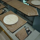 Composed in Light and Texture Table Mat Set - myhomestore.com.pk
