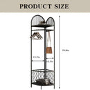 Corner clothing rack with storage basket - myhomestore.com.pk