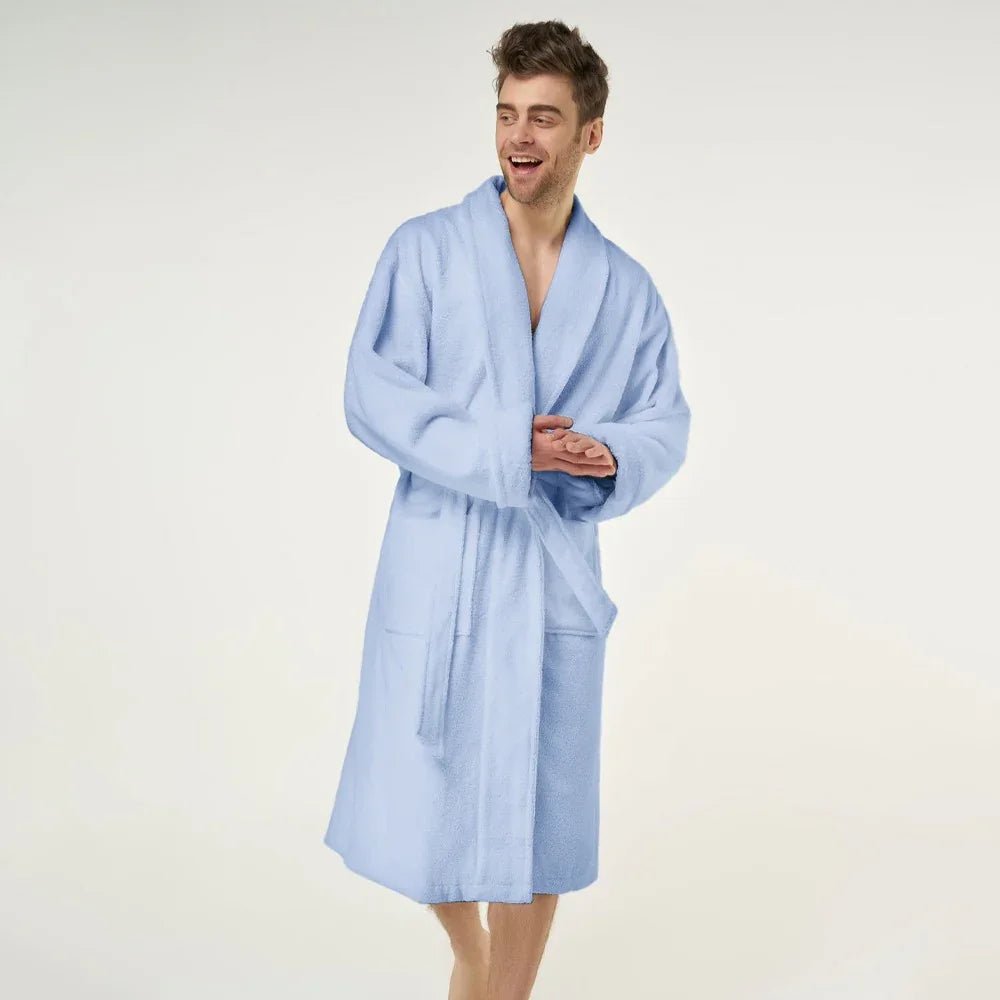 Cotton Bath Robe - myhomestore.com.pk