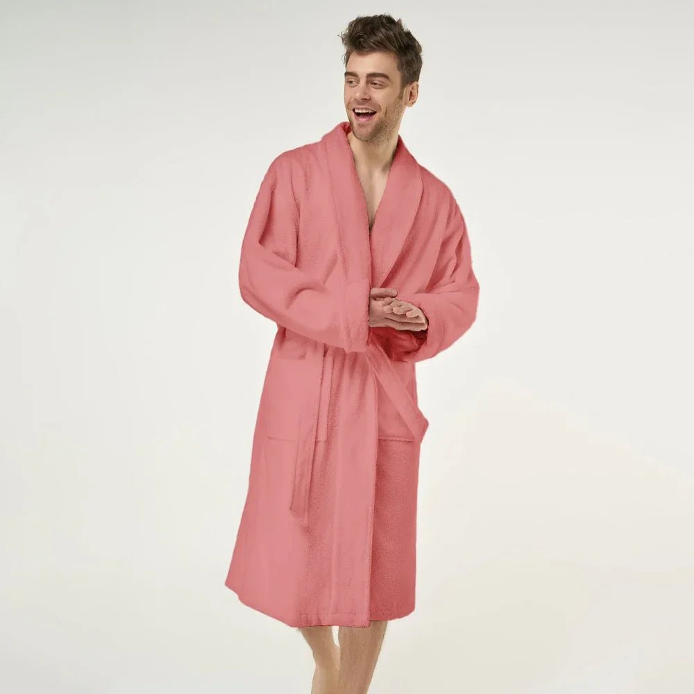 Cotton Bath Robe - myhomestore.com.pk