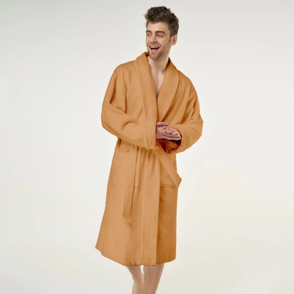 Cotton Bath Robe - myhomestore.com.pk