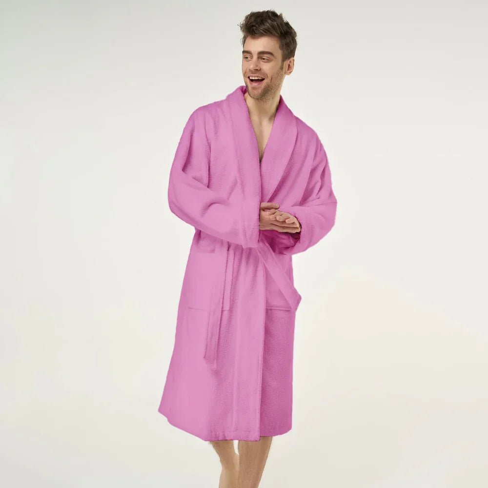 Cotton Bath Robe - myhomestore.com.pk