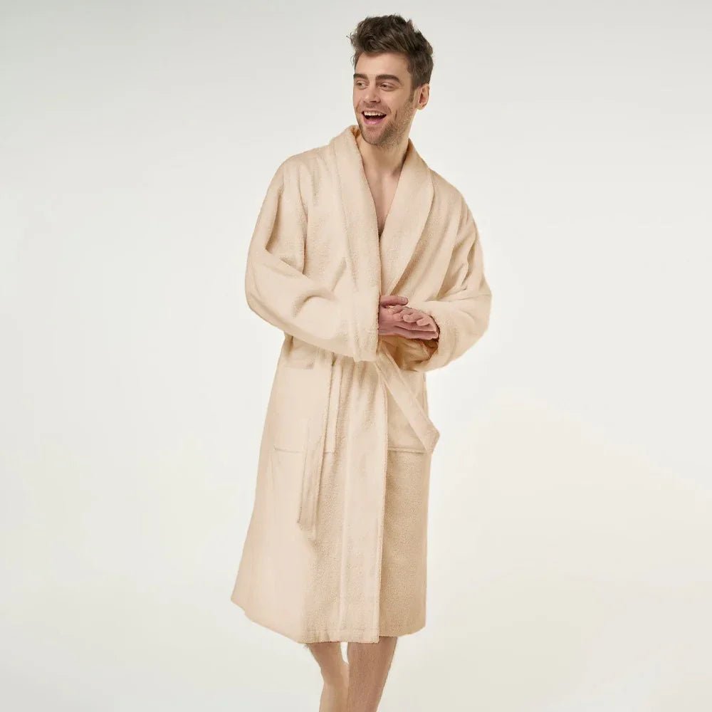 Cotton Bath Robe - myhomestore.com.pk