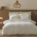Cotton satin Bamboo Embroidery Duvet Set - myhomestore.com.pk