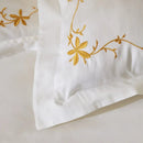 Cotton satin Bamboo Embroidery Duvet Set - myhomestore.com.pk