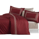 Cotton Satin Embroidery Duvet Set - myhomestore.com.pk