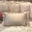 Cotton Satin Embroidery Duvet Set - myhomestore.com.pk