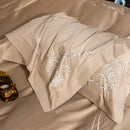Cotton satin Embroidery duvet set - myhomestore.com.pk