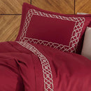 Cotton Satin Embroidery Duvet Set - myhomestore.com.pk