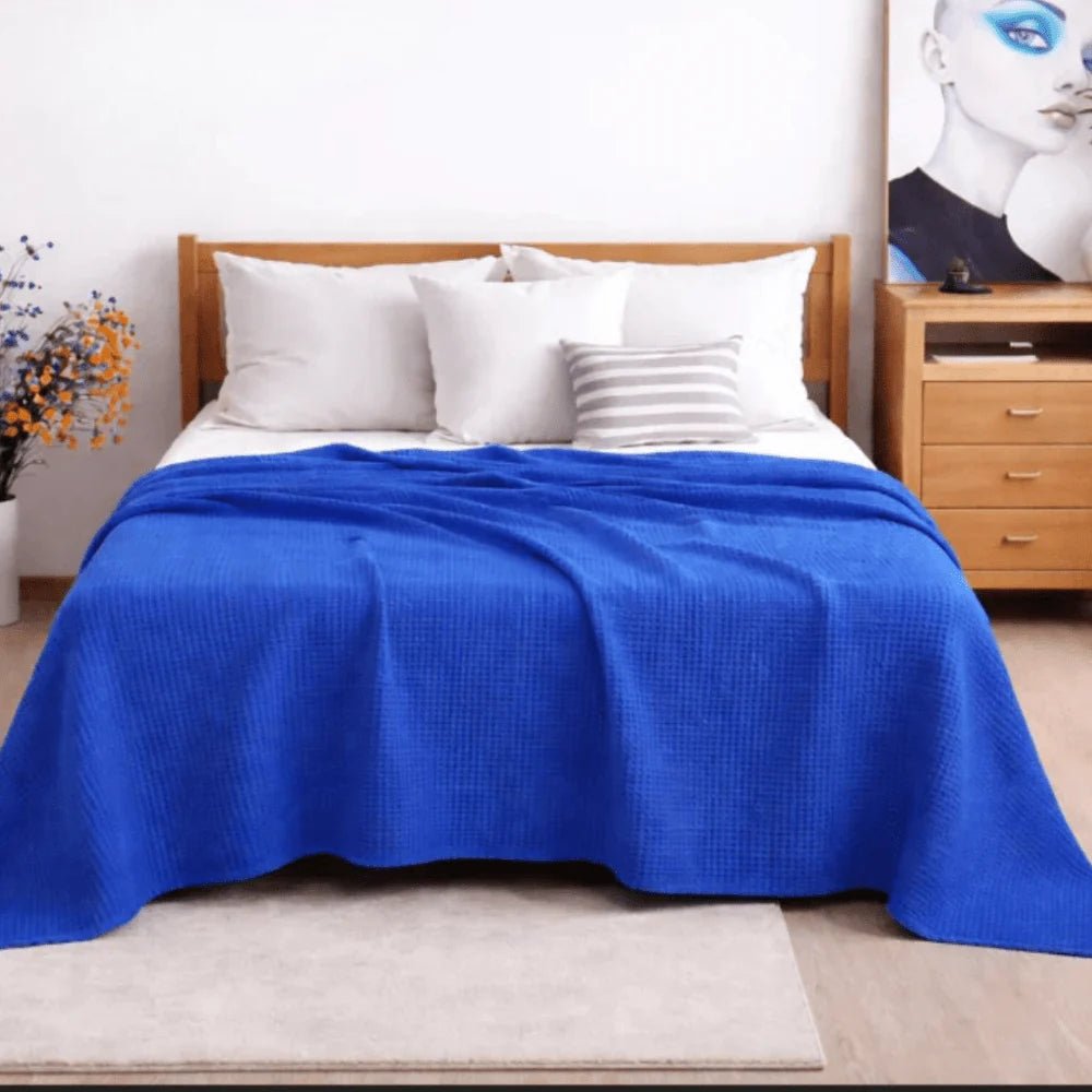 Cotton Thermal Blanket - Throws - myhomestore.com.pk