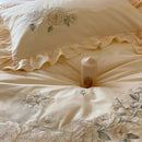 Cream Embroidery Duvet Set - myhomestore.com.pk