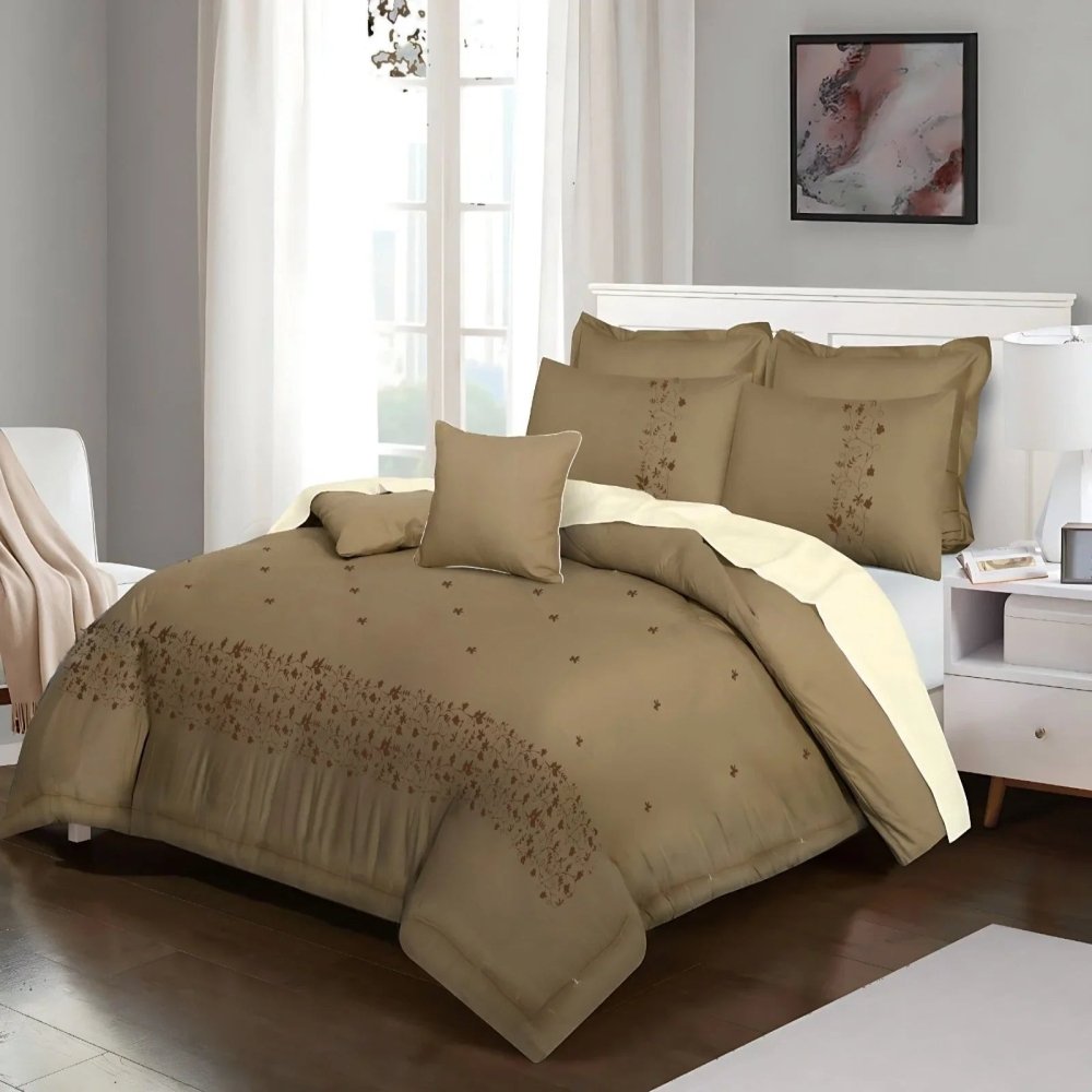 Crestina Embroidered Duvet Set - myhomestore.com.pk
