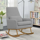 Grey Rocking chair - myhomestore.com.pk