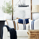 Cushion with Leather work - myhomestore.com.pk