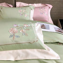 Rosewood Garden Floral Embroidery Duvet Set