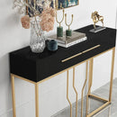 Modern Narrow Console Table with Storage Entryway Table with Drawers - myhomestore.com.pk