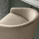 Dakota Champagne Velvet & Metal Barstool - myhomestore.com.pk