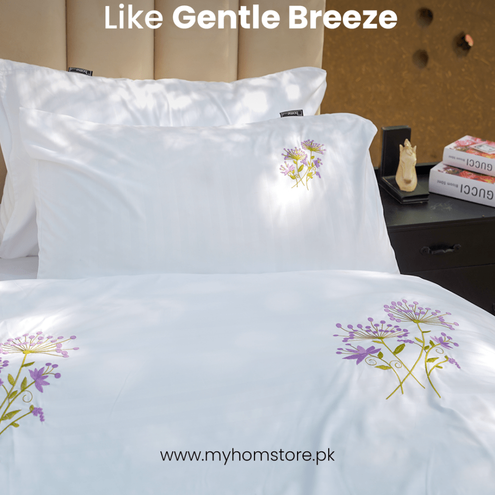 Dandelion Embroidered Design - myhomestore.com.pk