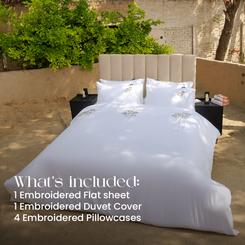 Dandelion Embroidered Design - myhomestore.com.pk