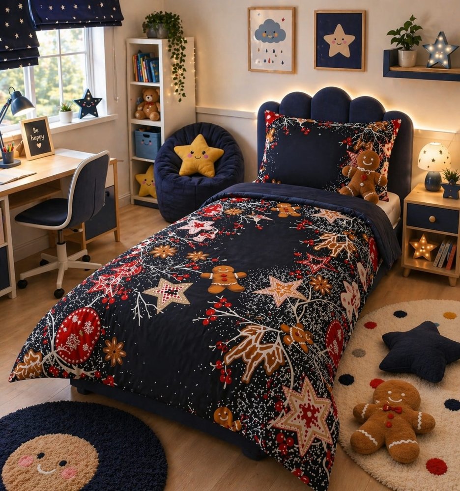 Dark Theme Kids Bed - sheet - myhomestore.com.pk