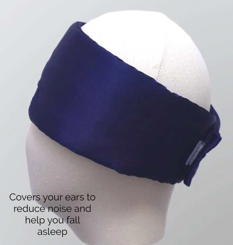 Deluxe Satin Sleep Mask with Nose Bridge Fit - myhomestore.com.pk