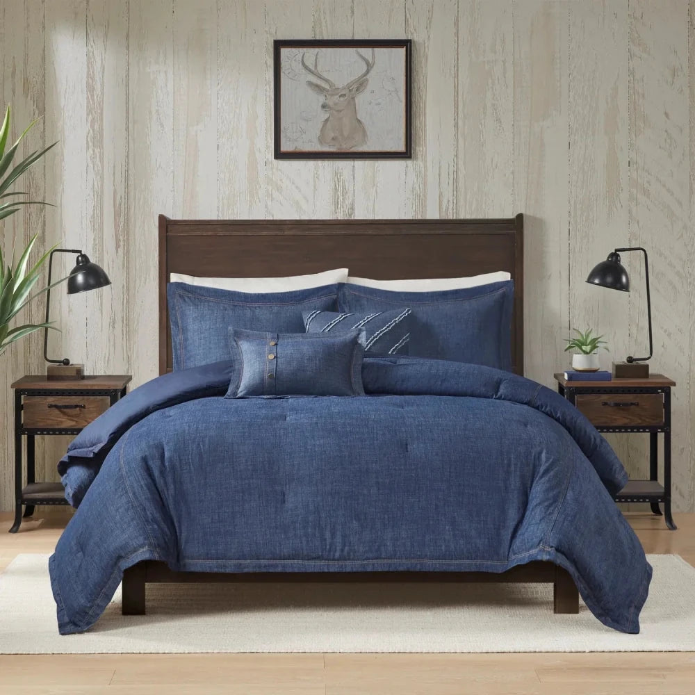 Denim Duvet Set - myhomestore.com.pk