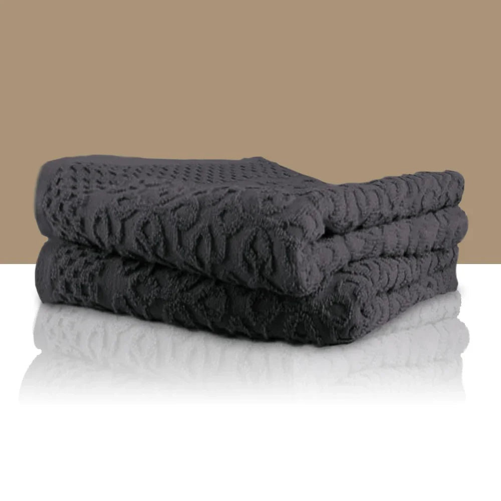 Designer Bath Towel (pack of 2) - myhomestore.com.pk