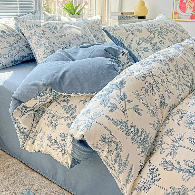 Ditsy Floral Digital Print Duvet Set– Luxury Bedding - myhomestore.com.pk