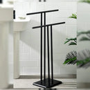 Double Freestanding Towel Stand - myhomestore.com.pk