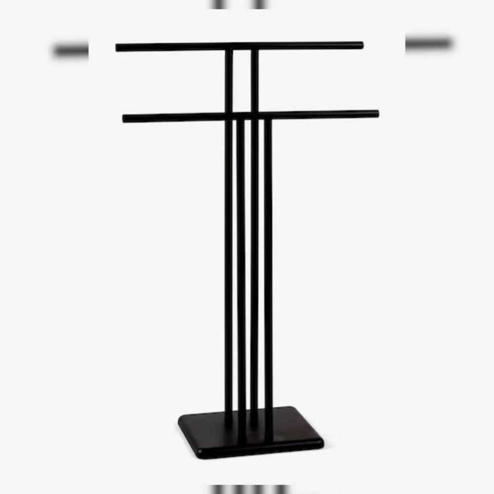 Double Freestanding Towel Stand - myhomestore.com.pk