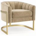 Elegance Armchair with Metal Frame - myhomestore.com.pk