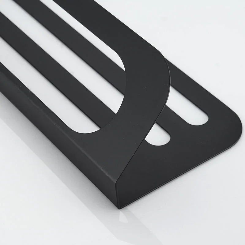 Elegant Black Towel Bar Towel Rack - myhomestore.com.pk