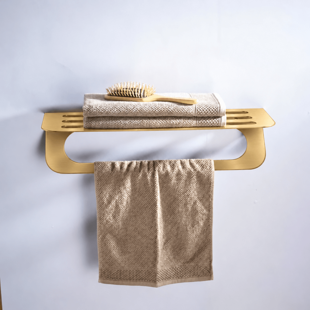 Elegant Black Towel Bar Towel Rack - myhomestore.com.pk