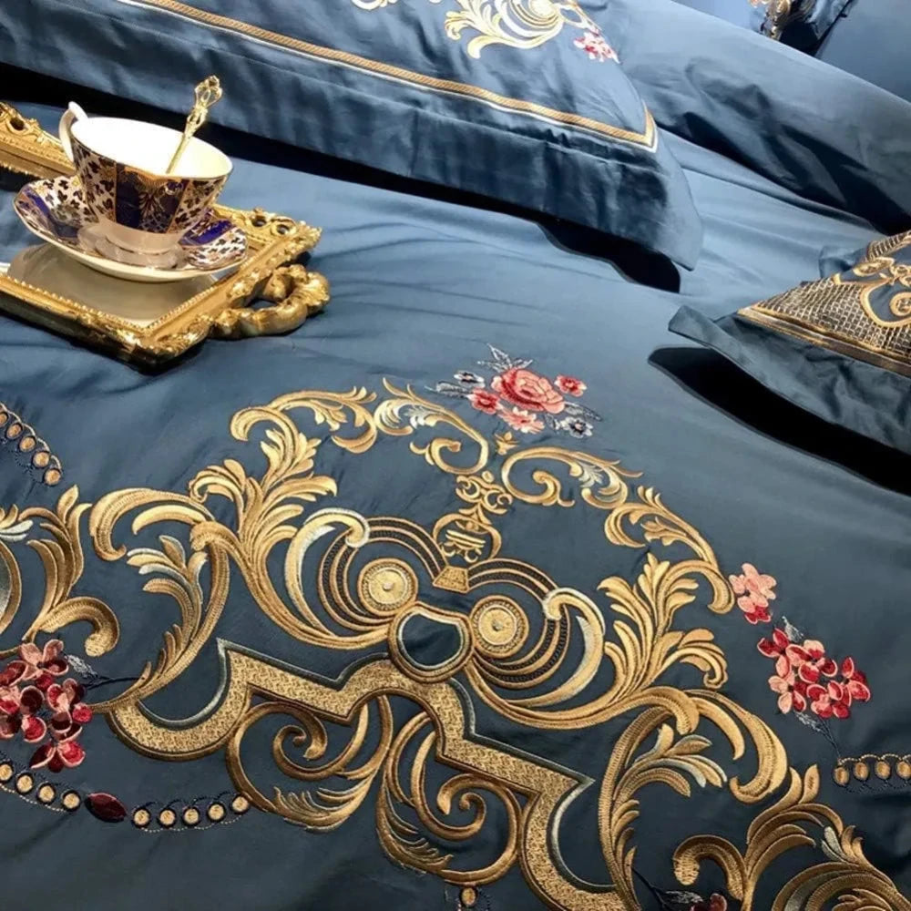Elegant Embroidery Duvet Set - myhomestore.com.pk