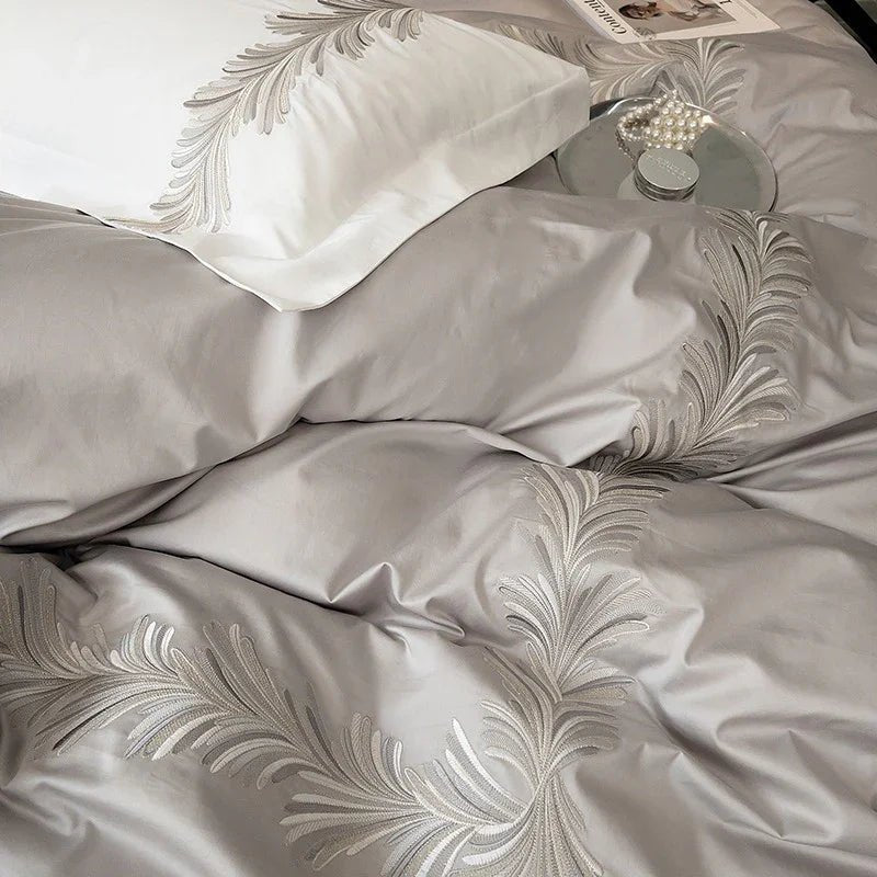 Elegant Embroidery Duvet Set - myhomestore.com.pk