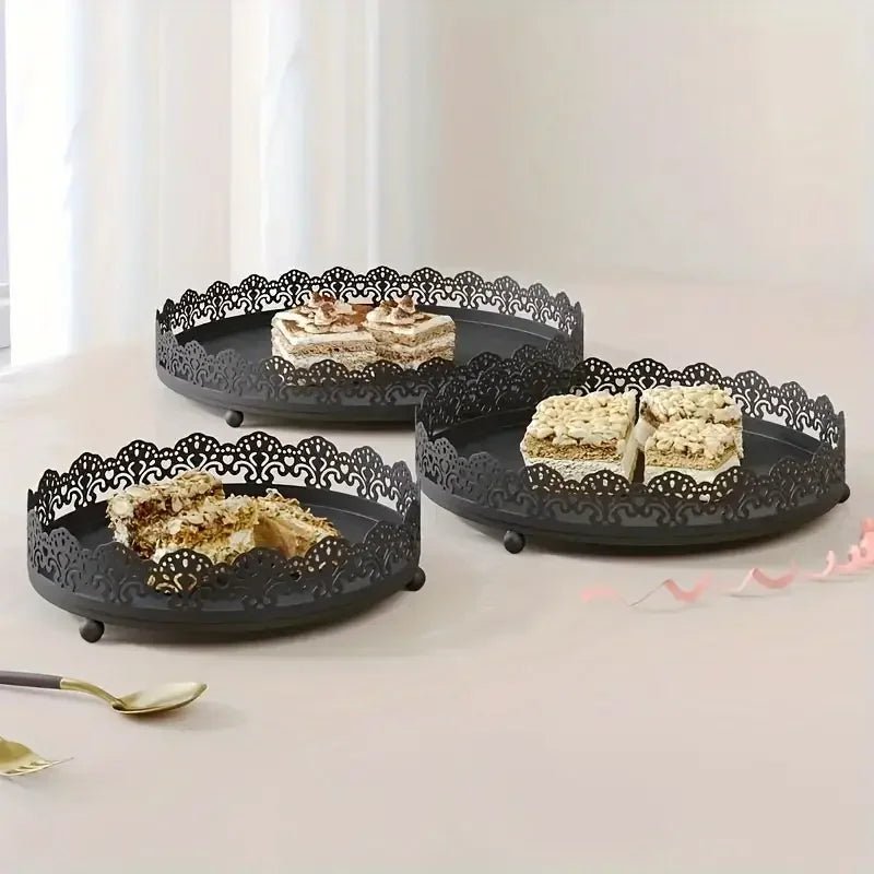 Elegant Lace Display Tray Set - myhomestore.com.pk