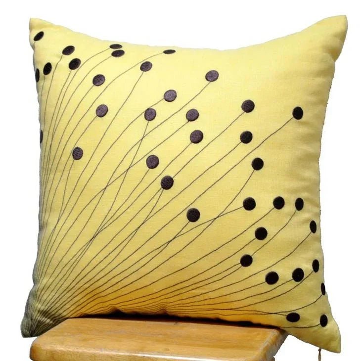 Embroidered Cushion Cover - myhomestore.com.pk