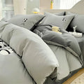 Embroidery Duvet Set( hello panda) - myhomestore.com.pk