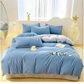 Embroidery Duvet Set( hello panda) - myhomestore.com.pk