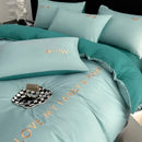 Embroidery Duvet Set (Love My Family & Home) - myhomestore.com.pk