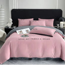 Embroidery Duvet Set (Love My Family & Home) - myhomestore.com.pk