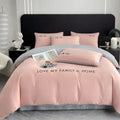 Embroidery Duvet Set (Love My Family & Home) - myhomestore.com.pk