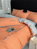 Embroidery Duvet Set (Love My Family & Home) - myhomestore.com.pk