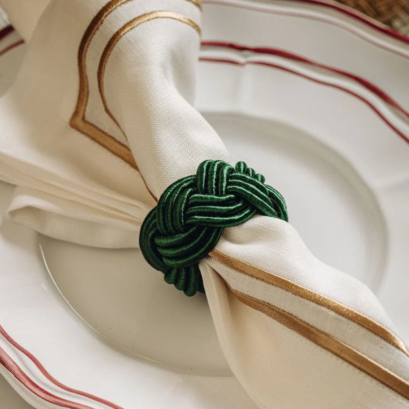 Embroidery With Baratta Stitch Napkins 2 Line (Pack of 6) - myhomestore.com.pk