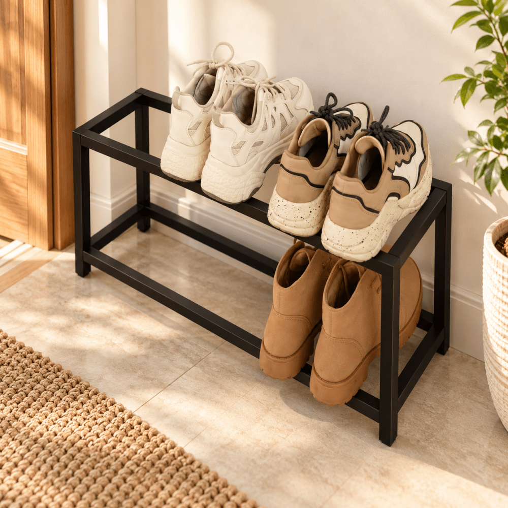 Entryway metal shoe storage Rack - myhomestore.com.pk